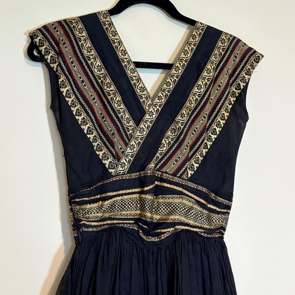 Vintage 50s Patio Cocktail Dress - Picture 3 of 8
